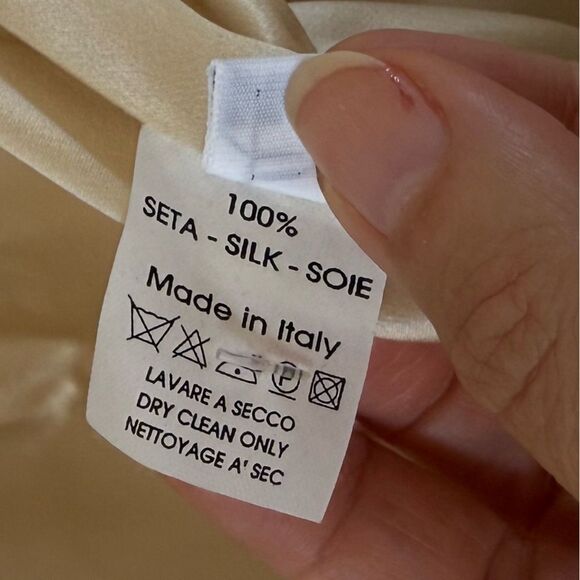 Haute Silk Cream Bomber Jacket with Ruffle Sleeves 4 NWT - Picture 6 of 16